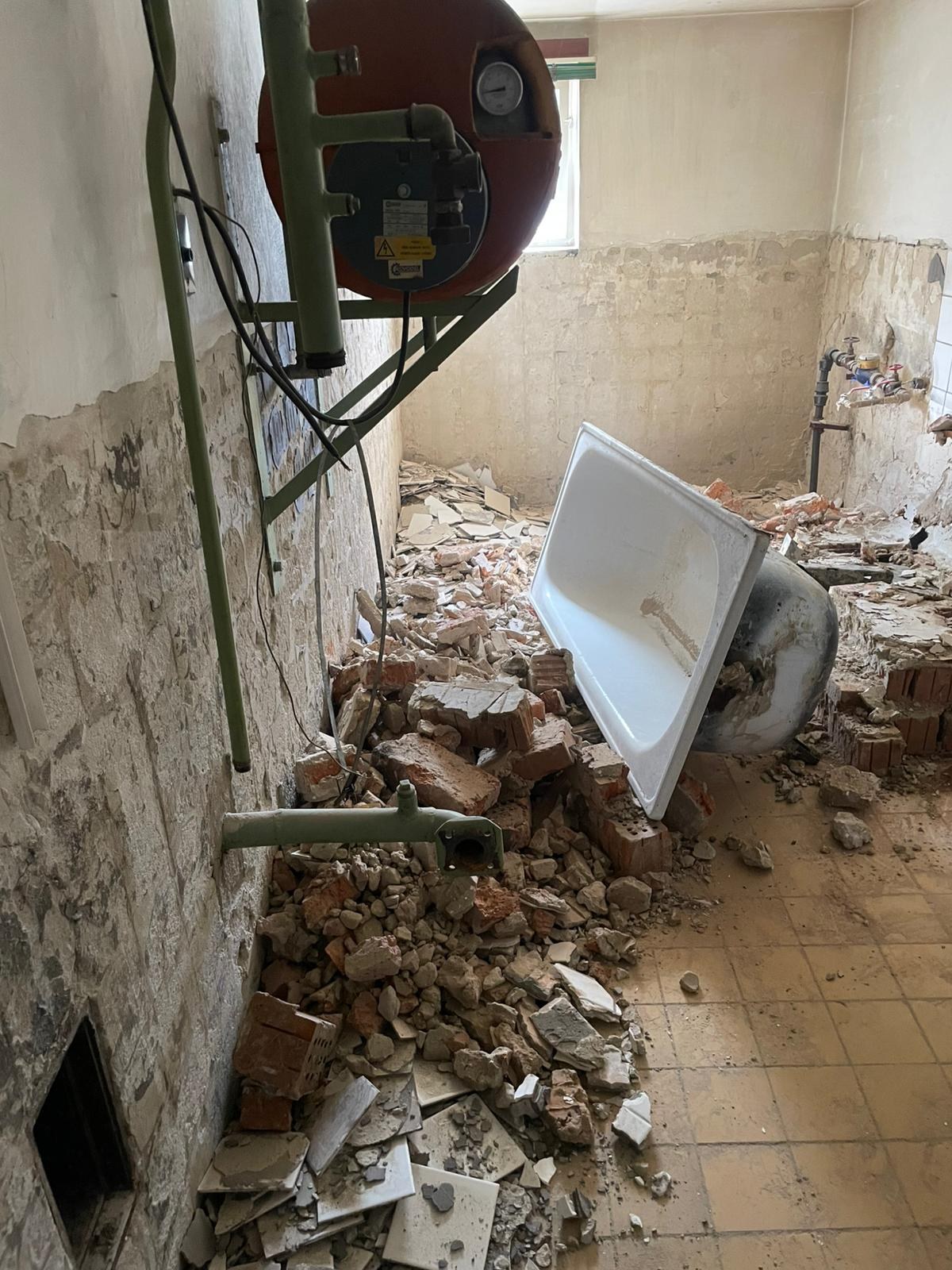 Koupelna před rekonstrukcí